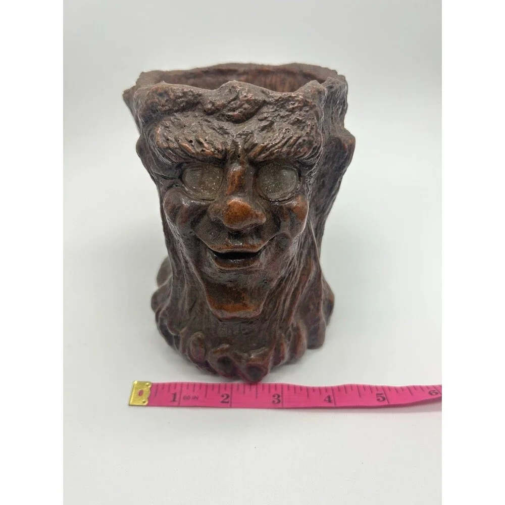 Vtg Jason Christoble Matchless Grove Tree‎ Wizard Glass Eye Candle Holder 1975